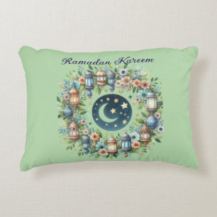 Ramadan Kareem & Eid Mubarak Islamic Accent Pillow