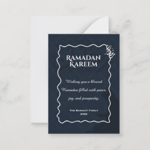 Ramadan Kareem Elegant Islamic Greeting Card