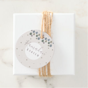 Ramadan kareem gift tag