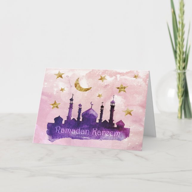 Ramadan Kareem Greeting Cards (Front)