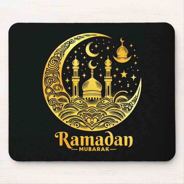 Ramadan Kareem Happy Fasting Ramadan Mubarak Islam Mouse Pad (Front)