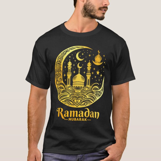 Ramadan Kareem Happy Fasting Ramadan Mubarak Islam T-Shirt (Front)