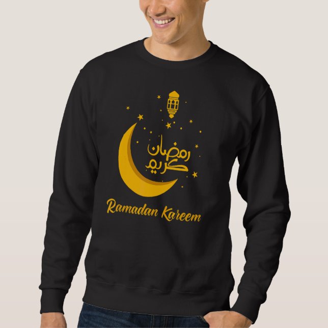 Ramadan Kareem Happy Ramadan Fasting Muslim Sweatshirt (Front)