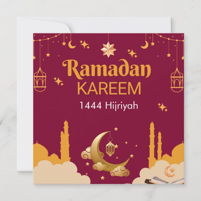 Ramadan Kareem Holiday Card (Front)