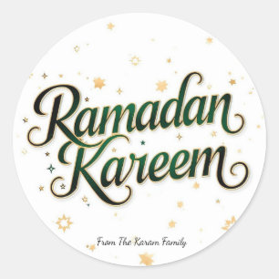 Ramadan Kareem holiday Classic Round Sticker