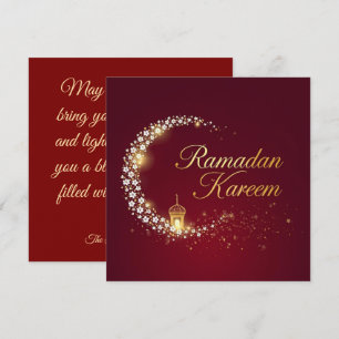 Ramadan Kareem holiday Personalised Card