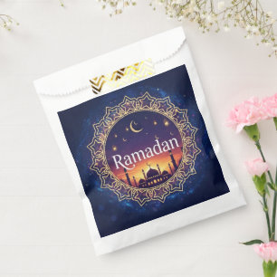 Ramadan Kareem Mubarak Crescent Islam Iftar Suhoor Favour Bags