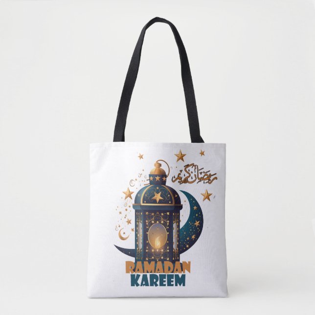 Ramadan Kareem Mubarak Lantern ramadan 2024  Tote Bag (Front)