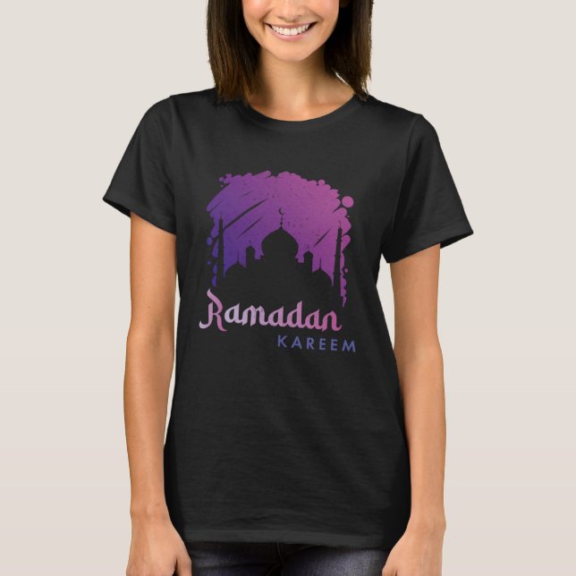 Ramadan Kareem Mubarak Muslim Muslim month of fast T-Shirt (Front)