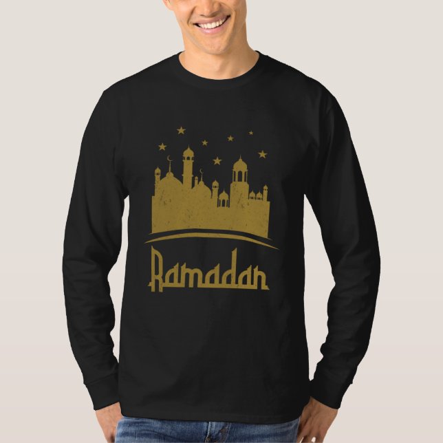 Ramadan Kareem Mubarak Muslim Muslim month of fast T-Shirt (Front)