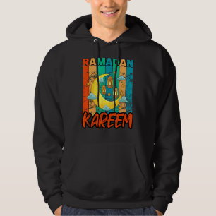 Ramadan Kareem Mubarak Vintage Hilal For Muslims Hoodie