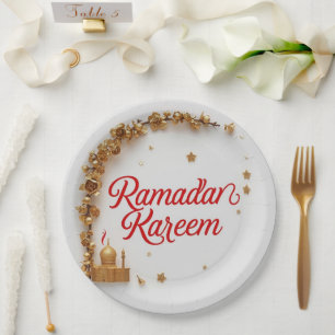 Ramadan Kareem Paper Plate