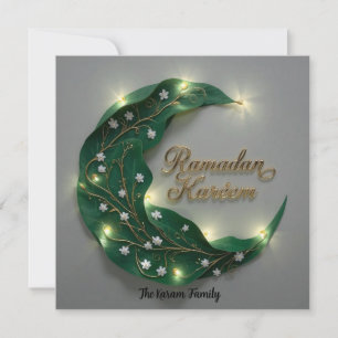 Ramadan Kareem  personalised Elegant Card
