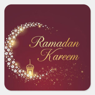 Ramadan Kareem Round Sticker Gift
