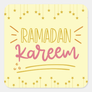 RAMADAN KAREEM SQUARE STICKER