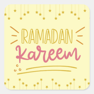 RAMADAN KAREEM SQUARE STICKER