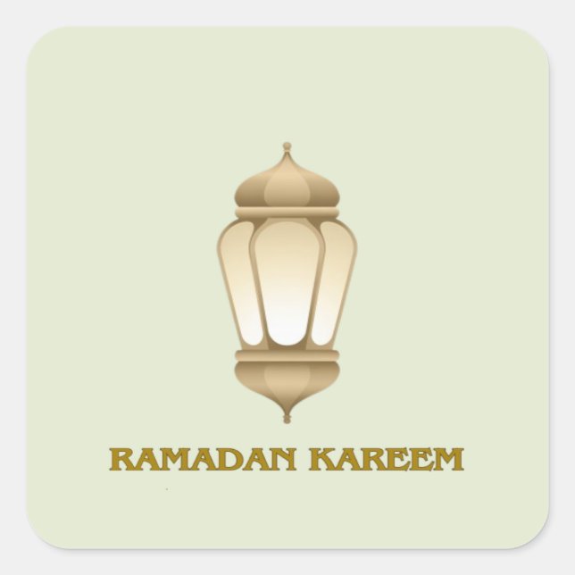 RAMADAN KAREEM SQUARE STICKER (Front)