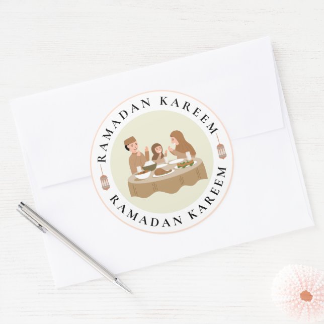 Ramadan Kareem Sticker For Gifting (Envelope)