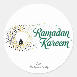 Ramadan Kareem theme gift Sticker for celebration