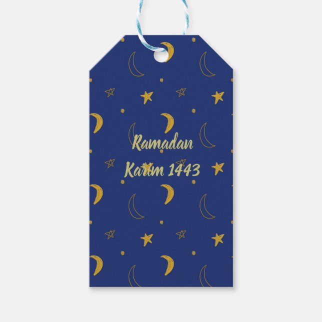 Ramadan Karim 1443   Gift Tags (Front)