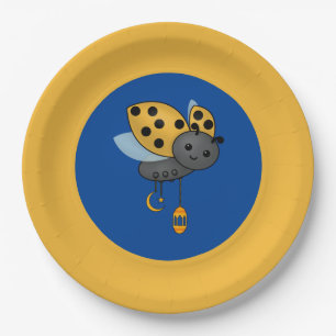 Ramadan Ladybug Lanterns Paper Plate
