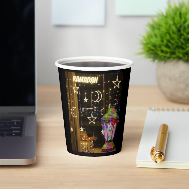 Ramadan lantern.    paper cups (Insitu)