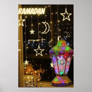 Ramadan lantern. poster