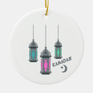 Ramadan Lanterns Ceramic Tree Decoration