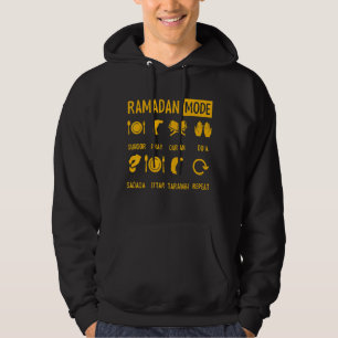 Ramadan Mode On Ramadan Month Kareem Fasting Musli Hoodie