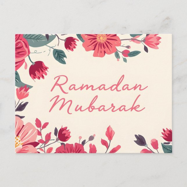 Ramadan Mubarak 2026 greeting card (Front)
