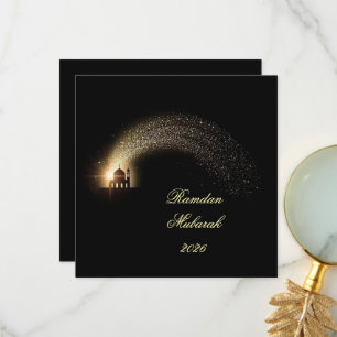 Ramadan Mubarak 2026 personalised Elegant Card