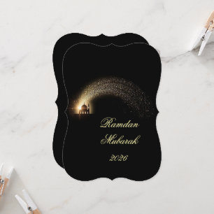 Ramadan Mubarak 2026 personalized Elegant Card
