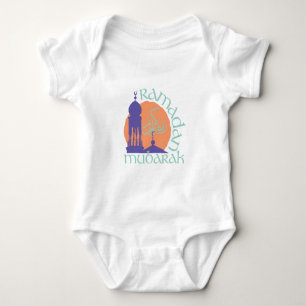 Ramadan Mubarak Baby Bodysuit