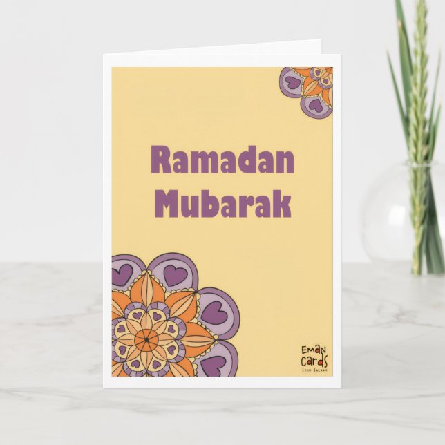 Ramadan Mubarak Card (Front)