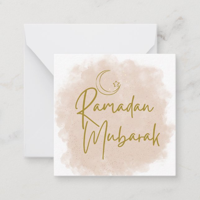 Ramadan Mubarak Card (Front)