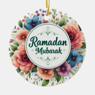 Ramadan  Mubarak  Ceramic Tree Decoration