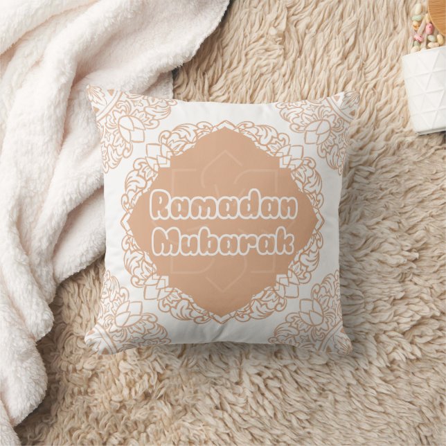 Ramadan Mubarak different sides Cushion (Blanket)