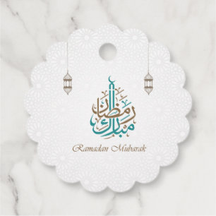 Ramadan Mubarak / Eid Mubarak Customise Favour Tags