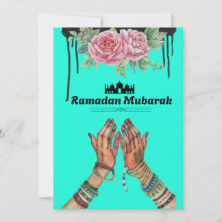 Ramadan Mubarak Holiday Card