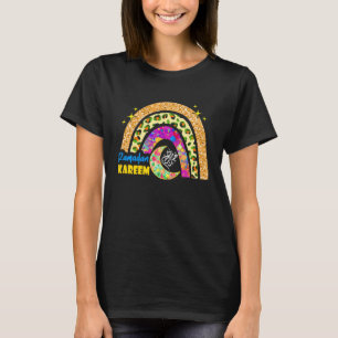 Ramadan Mubarak Kareem Cool Islamic Fasting Rainbo T-Shirt