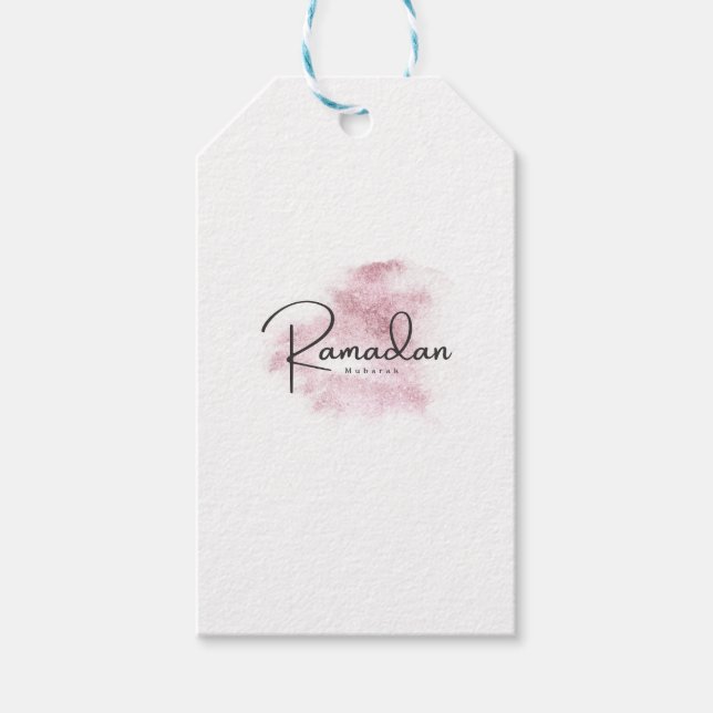 Ramadan Mubarak karem Gift Tags (Front)
