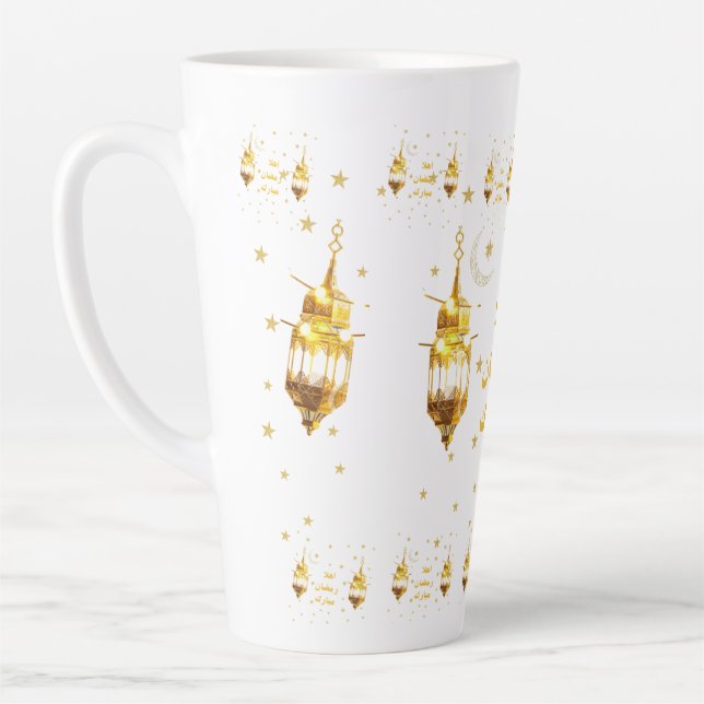 Ramadan Mubarak Latte Mug (Left)
