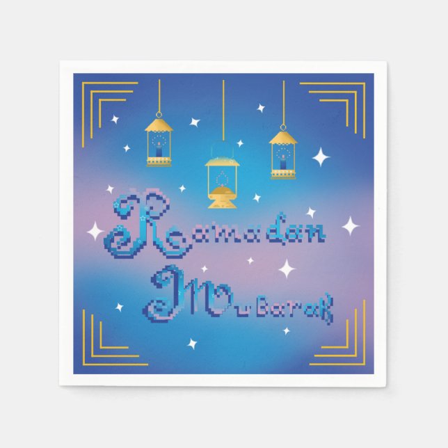 Ramadan Mubarak Napkin (Front)