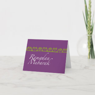 Ramadan Mubarak Note Card