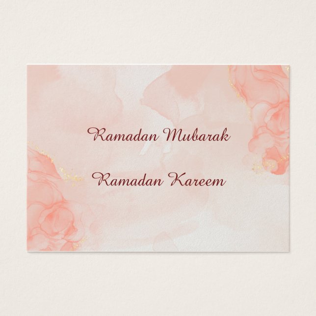 Ramadan Mubarak pastel colours (Front)