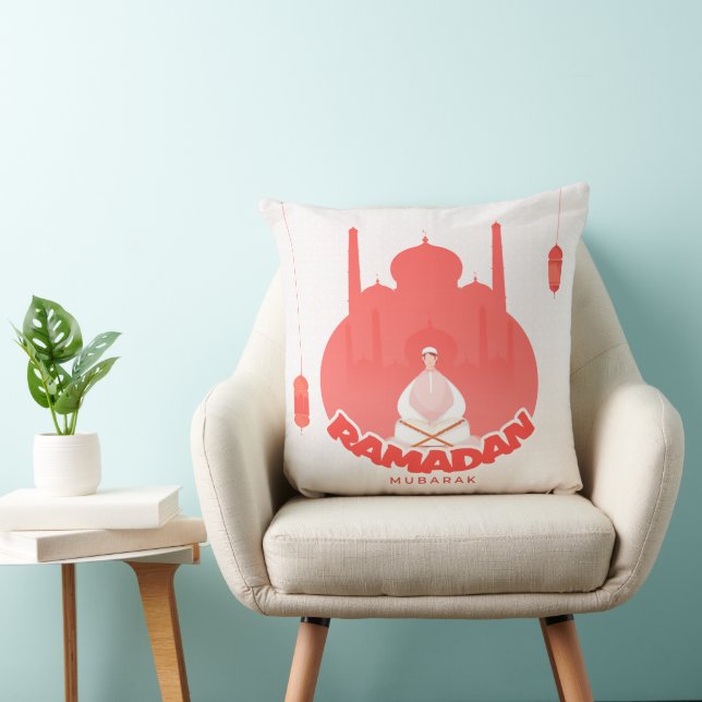 Ramadan Mubarak Pillow (Chair)
