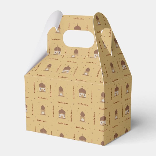 Ramadan Mubarak -Ramadan Kareem -Iftar Favour Boxe Box (Front Side)