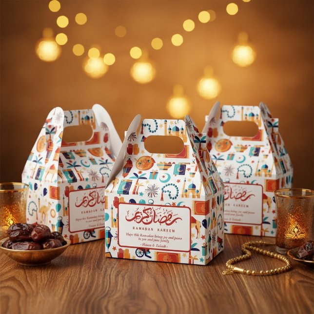 Ramadan Mubarak -Ramadan Kareem -Iftar Favour Boxe Box (Creator Uploaded)