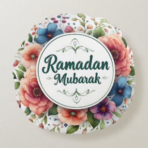 Ramadan  Mubarak  Round Cushion