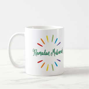 Ramadan Mubarak Simple and colourful Coffee Mug